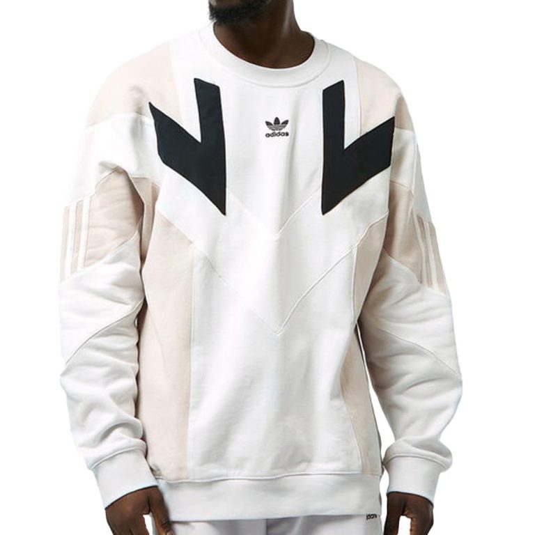 Adidas IC6016 – Sudadera blanca para hombre