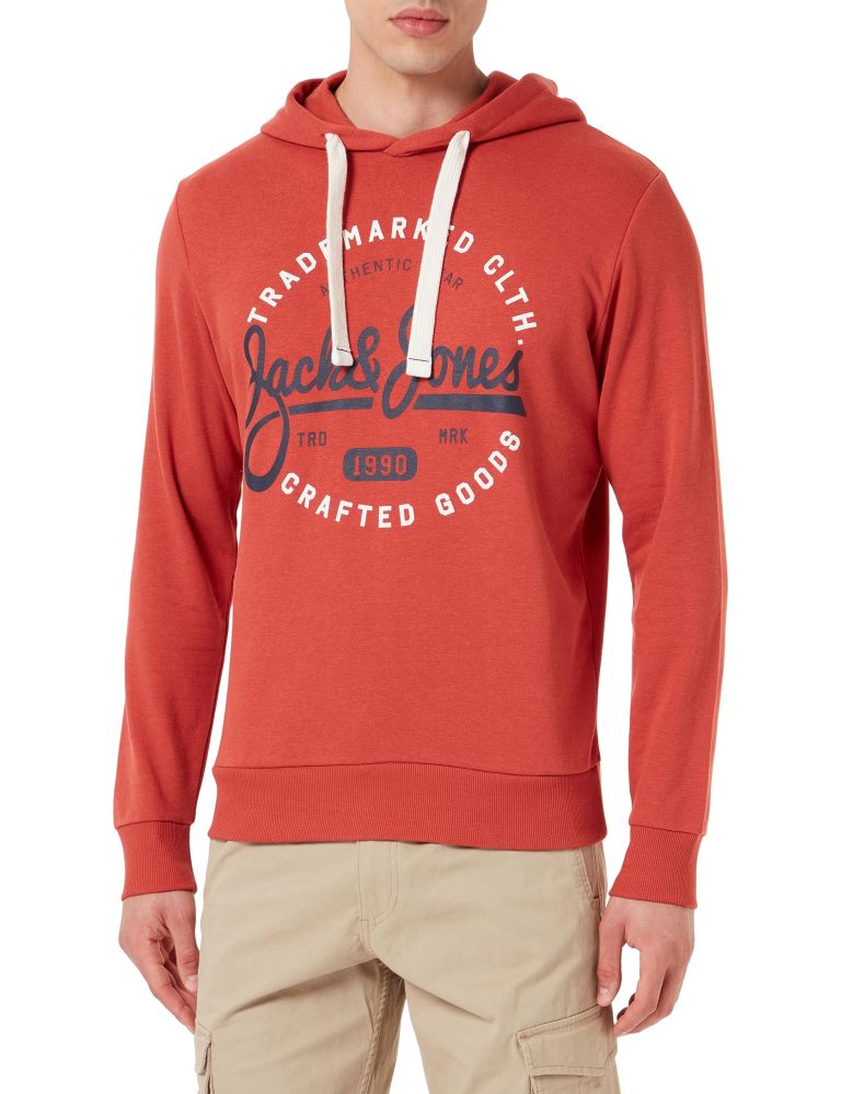 Jack & Jones Jjmikk Sweat Hood Sudadera con Capucha para Hombre