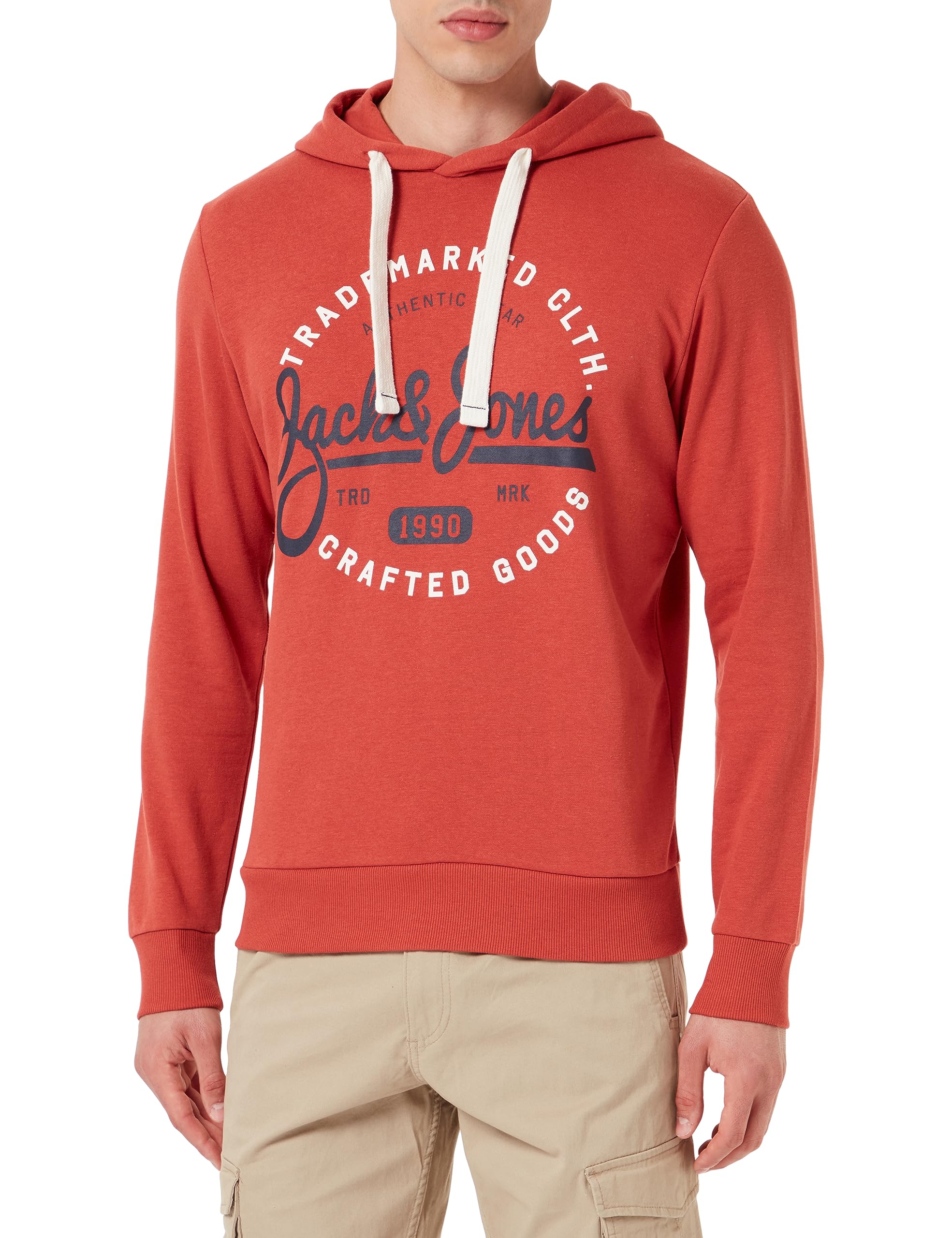 Jack & Jones Jjmikk Sweat Hood Sudadera con Capucha para Hombre