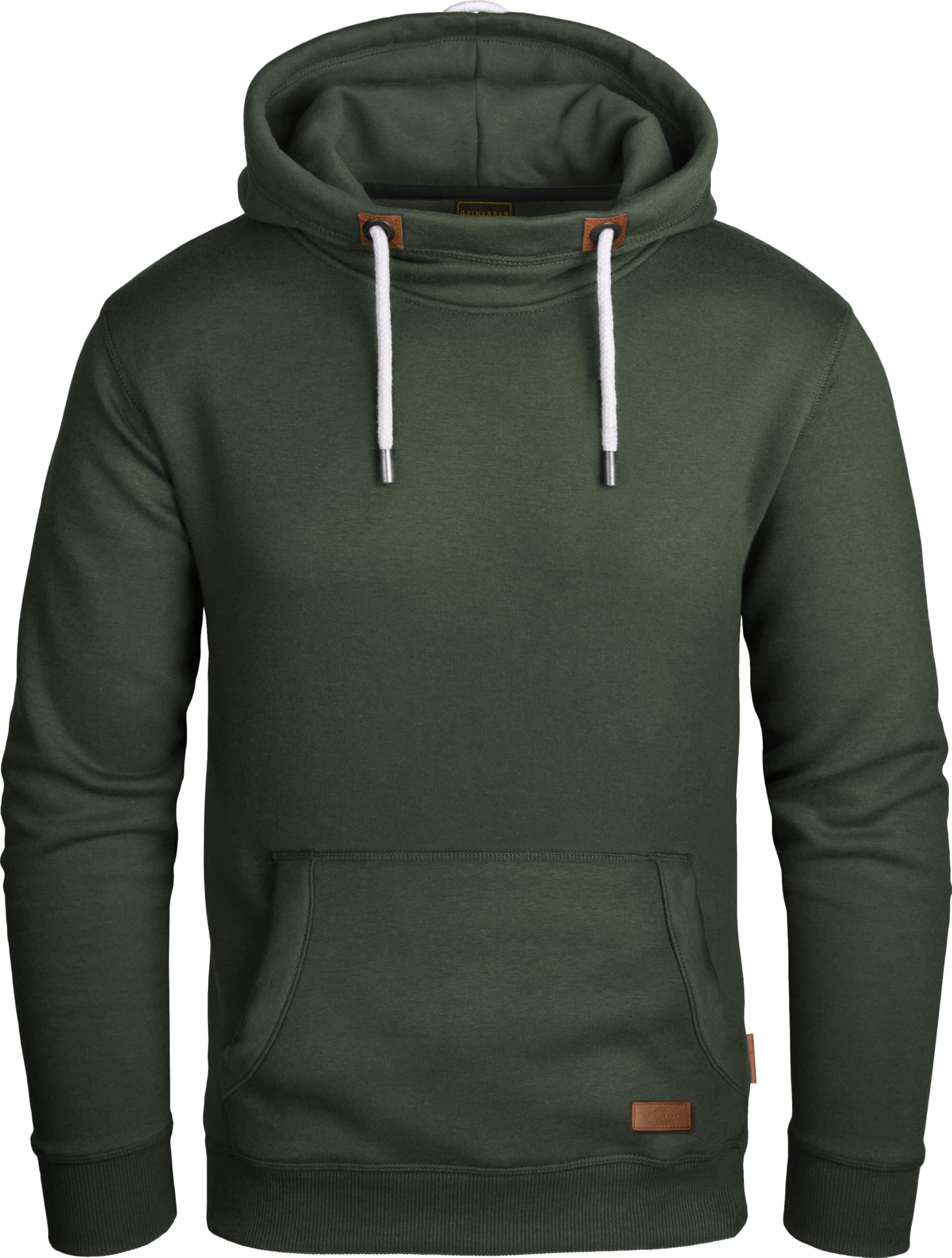 Grin&Bear GEC494 - Sudadera con Capucha y Cuello Alto para Hombre