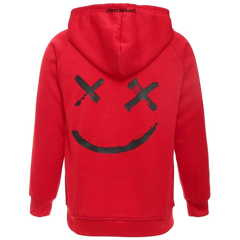 XIAOYAO Hombre Sudadera con Capucha Techwear Hip Hop Manga Larga Hoodie Deportiva Casual Jersey