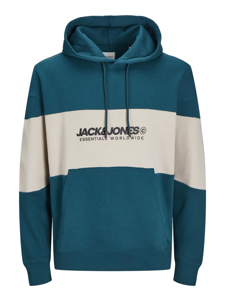 JACK & JONES Jjelegacy Blocking Sudadera con Capucha Noos Hombre