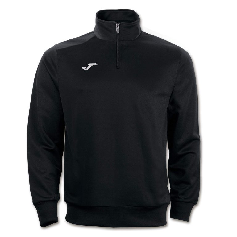 Joma Sudadera Faraon Negro Media Cremallera