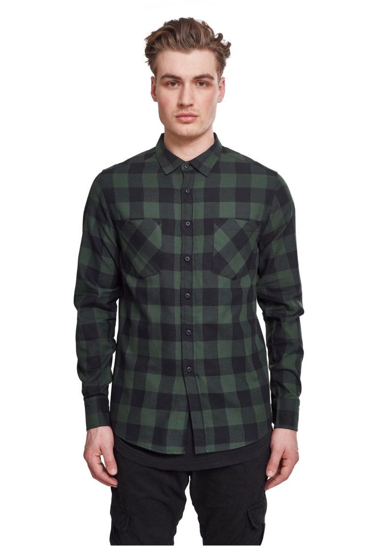 Urban Classics Checked Flanell Shirt Camisa para Hombre