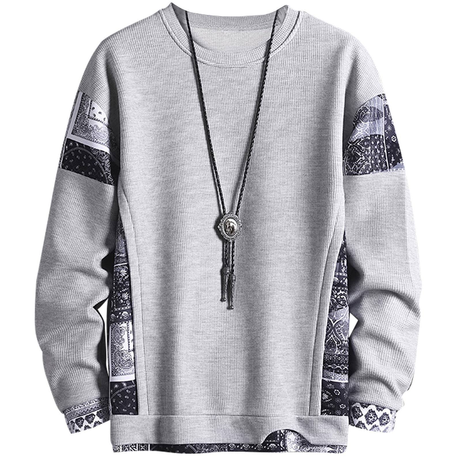 JJdocvanatic Sudadera con Cuello Redondo Hombre Top Crew Neck Sweatshirt