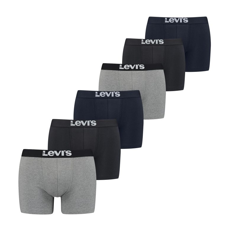 Levi’s Boxer Ropa Interior (Pack de 6) para Hombre