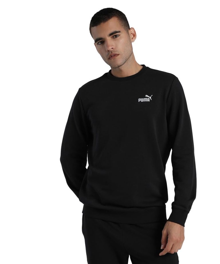 PUMA ESS Small No. 1 Logo Crew TR Sudaderas con tripulación Hombre