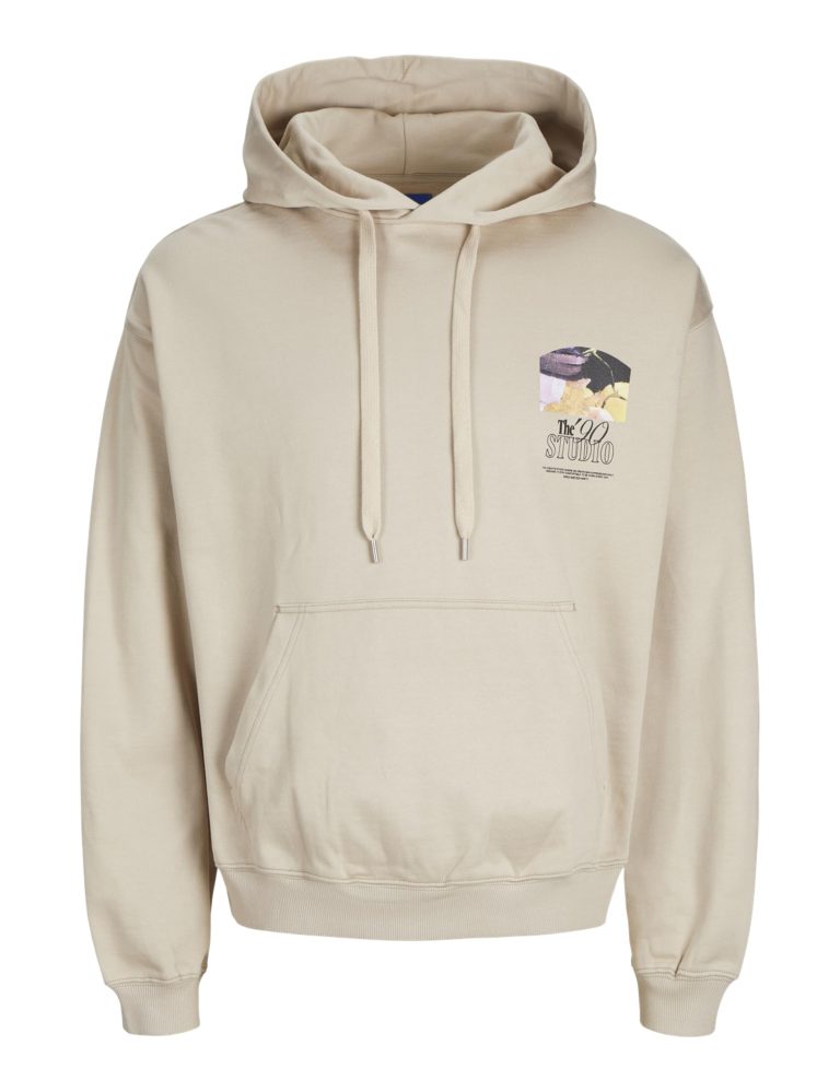 JACK & JONES Jorroxbury Chest Sweat Hood Sudadera con Capucha para Hombre