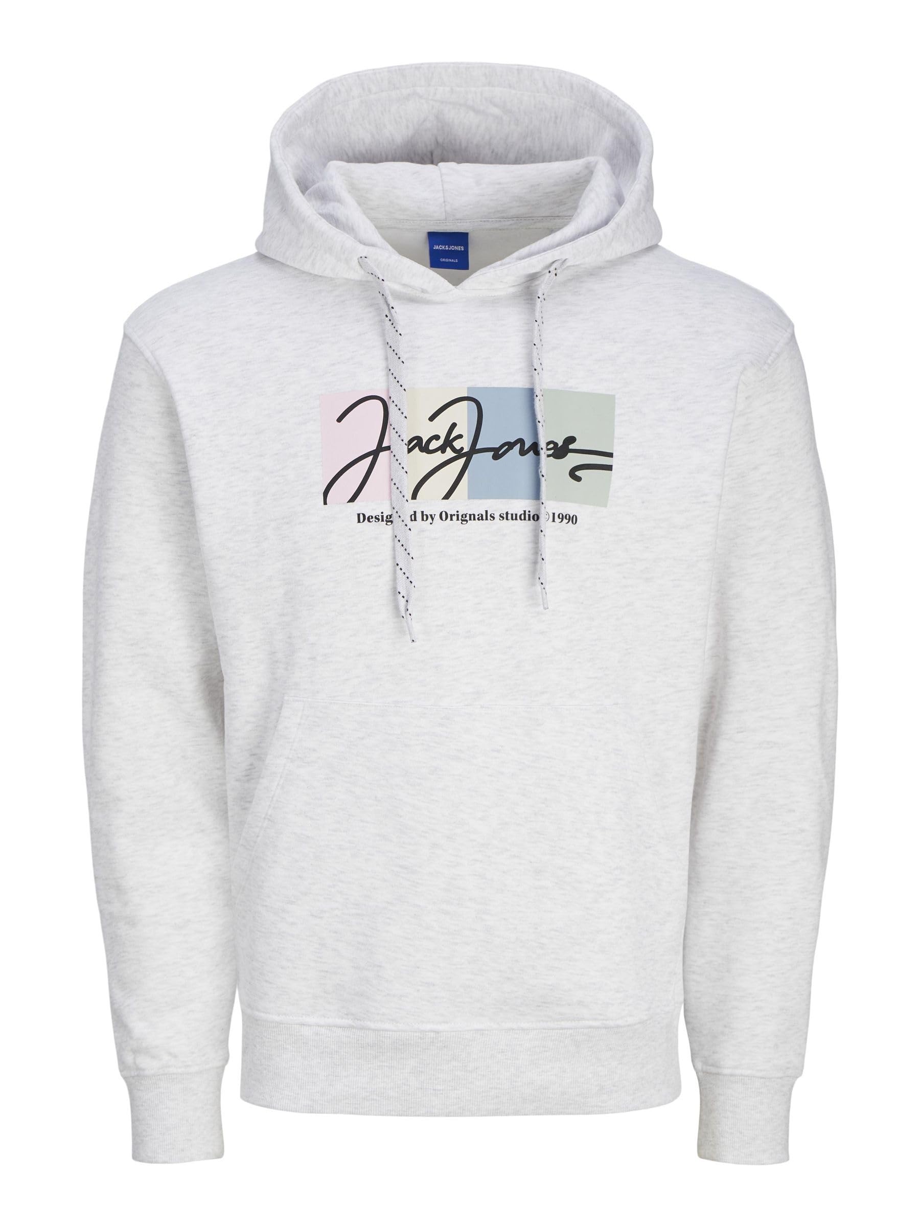 JACK & JONES Sudadera Jorportland Block Branding Hood Capucha para Hombre