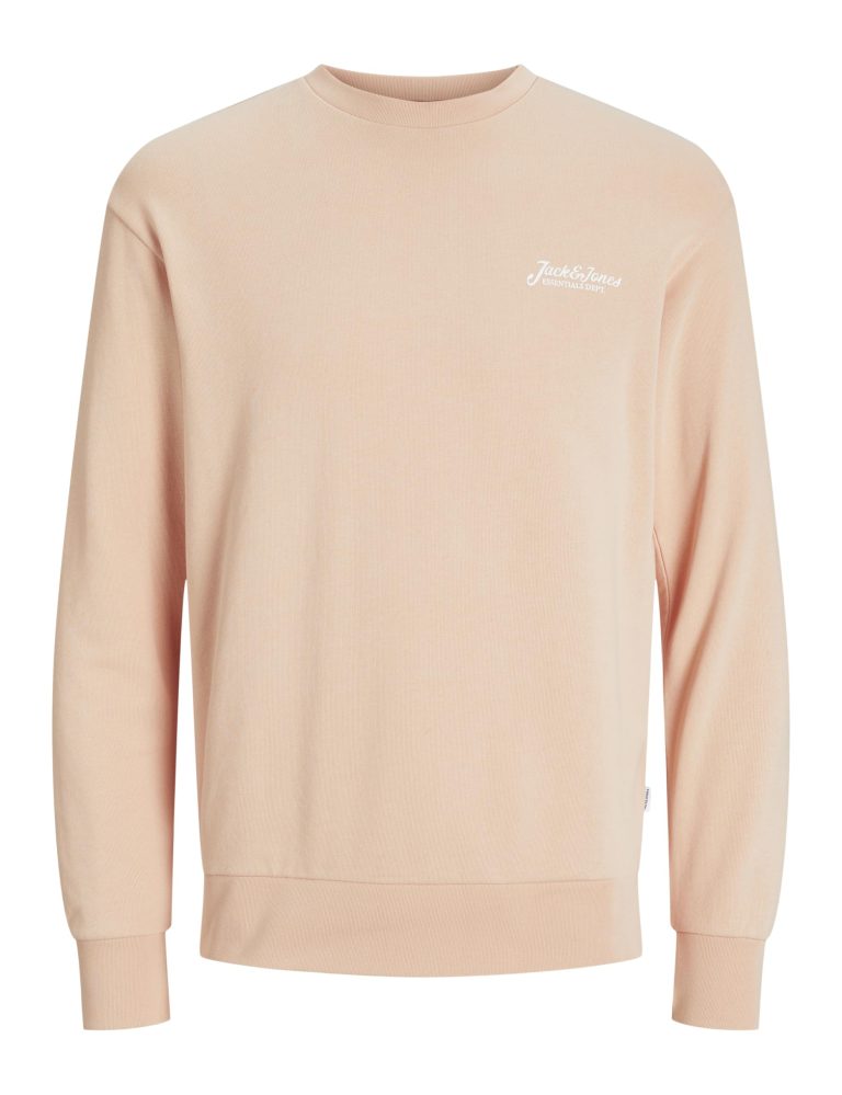JACK & JONES Sweat Crew Neck Jjbeau-Sudadera con Cuello Redondo para Hombre