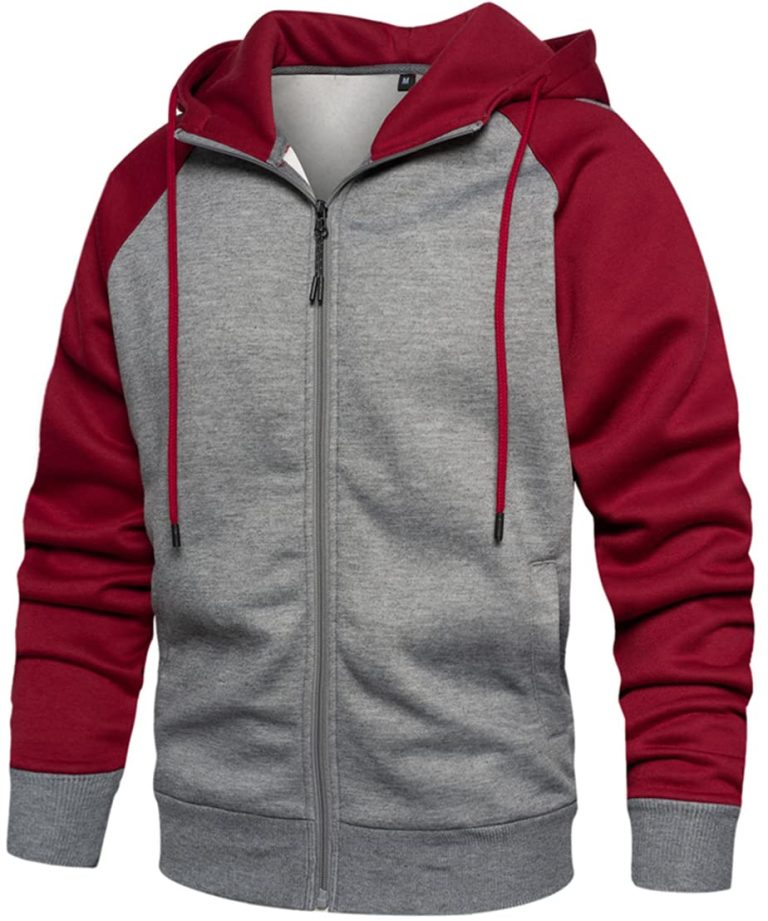 PADOLA Color Block Hoodie Sweatshirt