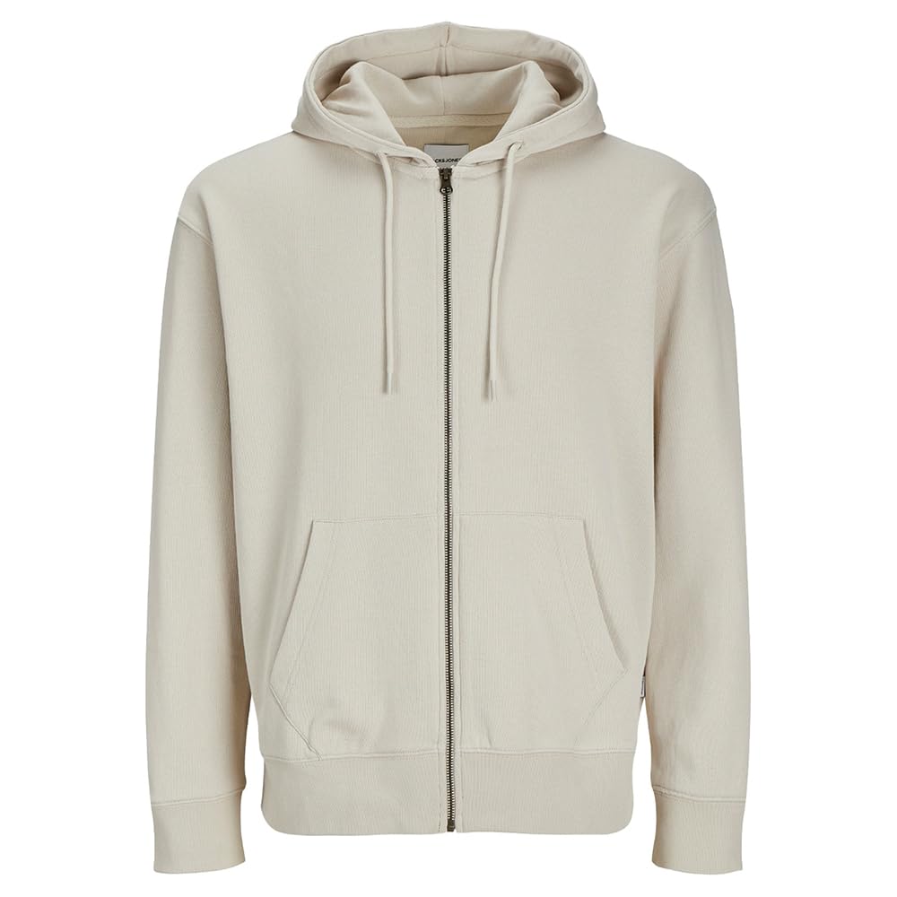 JACK & JONES Jjecharge-Sudadera con Capucha Y Cremallera Hombre